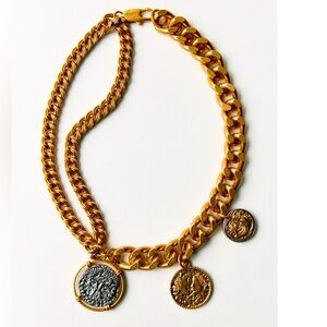 ZARA Coin Chain Necklace NWT